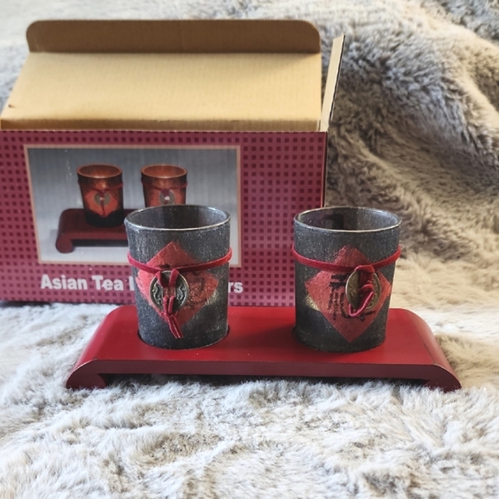 NIB QSP Reader's Digest Asian Tealight‎ Holders